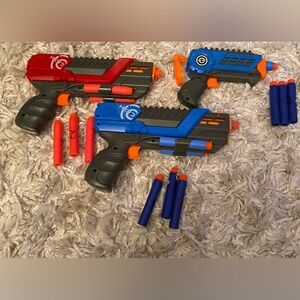 “ Nerf Like” guns with bullets